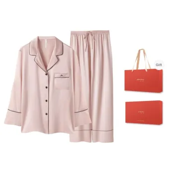 JINSANT Pajama Set Women's Gift Box Set Peach Overflow Pink