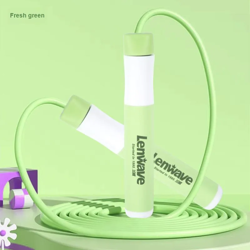 LENWAVE Casual Entertainment Non Countable Jump Ropes Adults Handle Material Silicone, Rope Material Steel Wire 2m-4