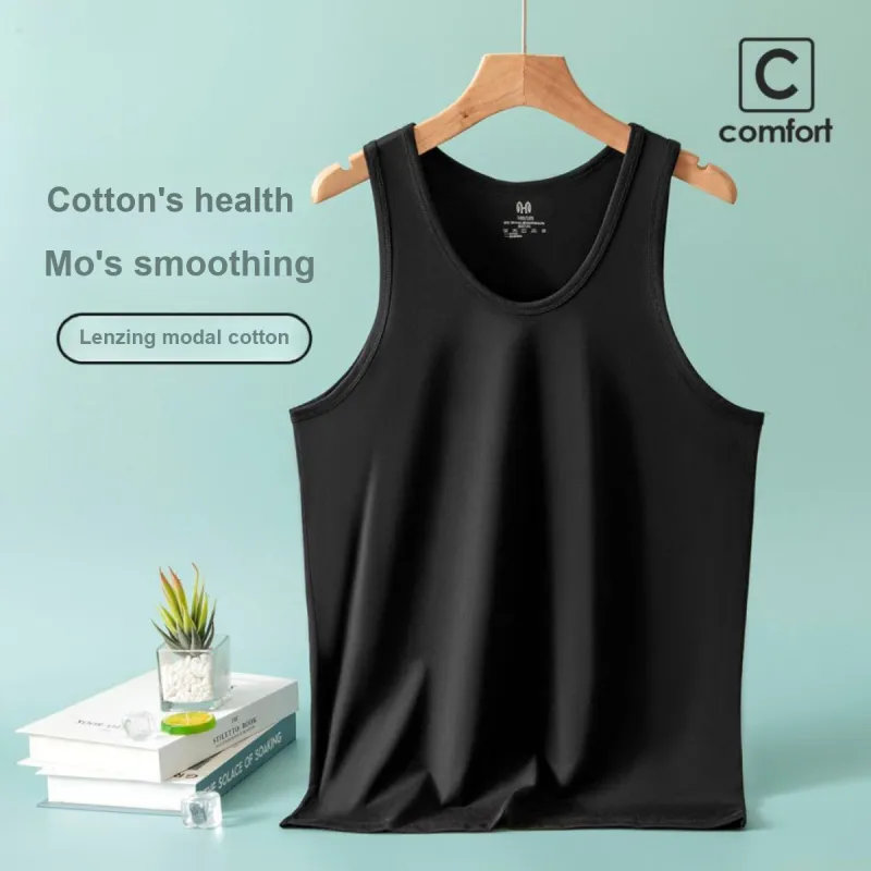 H YXIANG Men Tank Tops-7
