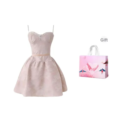 AURORA MUSE Slip Платье Женское Розовое