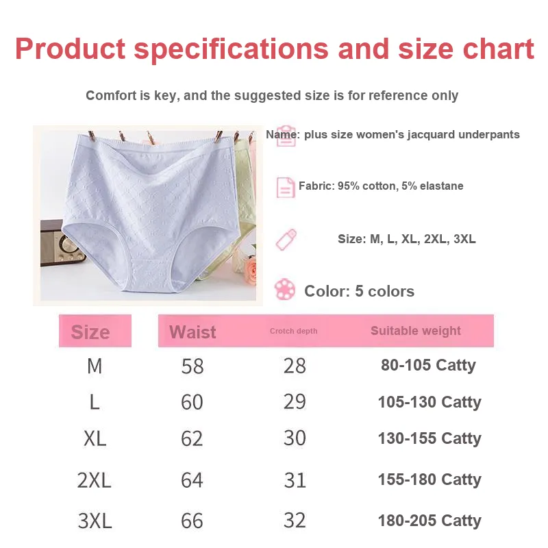 Pretty Lady Underpants Women's 3 Pack-5