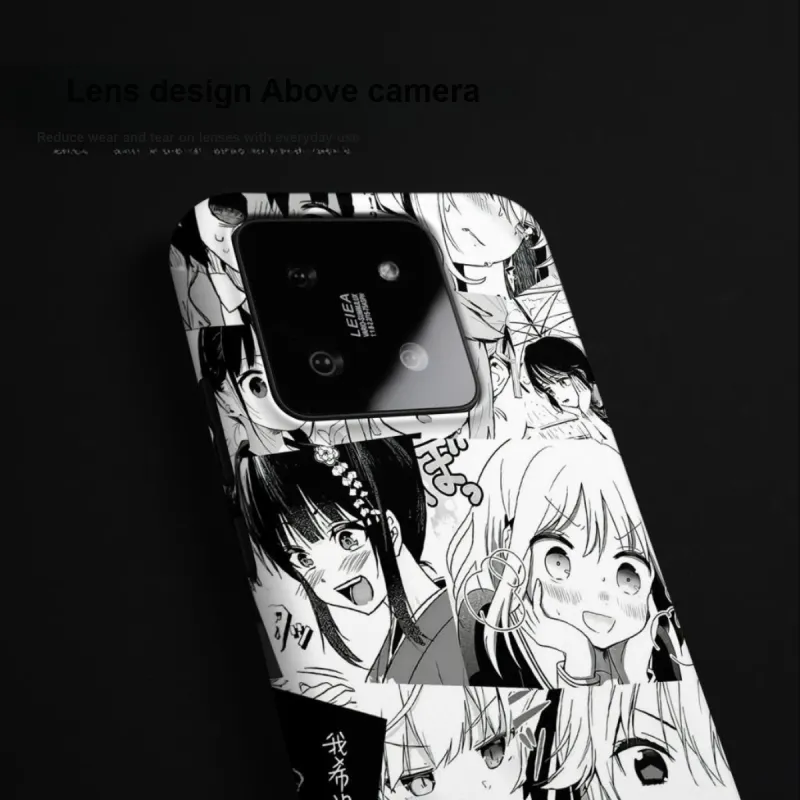 Keshami PC Material Fully Enclosed Impact Resistant Matte Comic Girlish Phone Cases Compatibility  Xiaomi 15 Pro/14 Pro-7