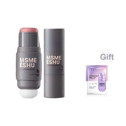 MSMEESHU Свежий вид Двойная головка Румяна Стик Легко смешивается Корректирующий тон кожи Контуринг Естественный Матовый Цвет лица Прозрачный