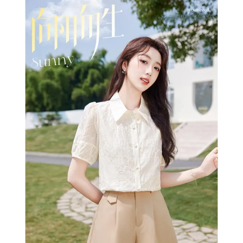Like The Age Of Water Shirt Regular Women's Apricot-1