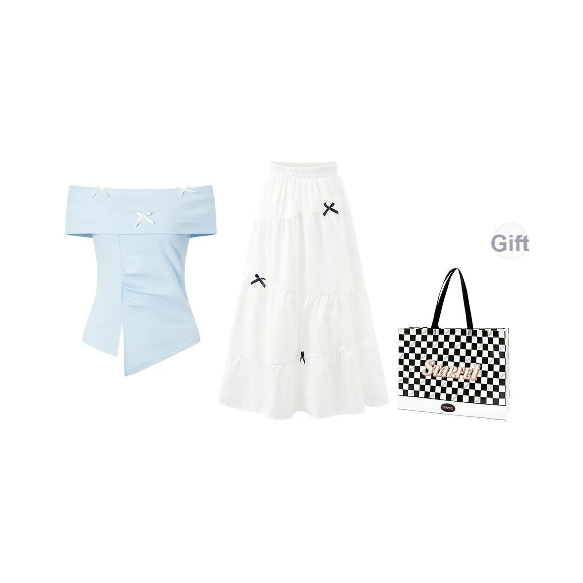 STARFEI Two Piece Skirt Sets Women's