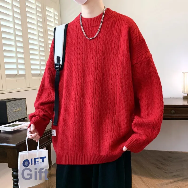 URBAN AUTHENTIC Knitwear Unisex Red-3