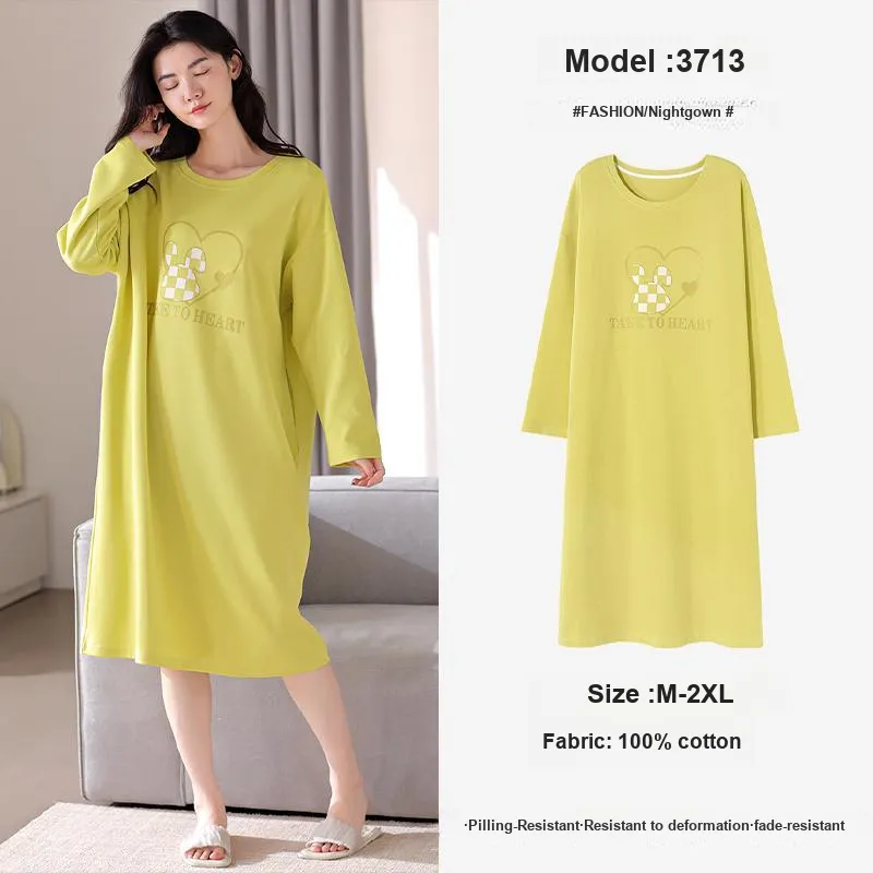 GOSO Nightgown Women's Neon Yellow-6