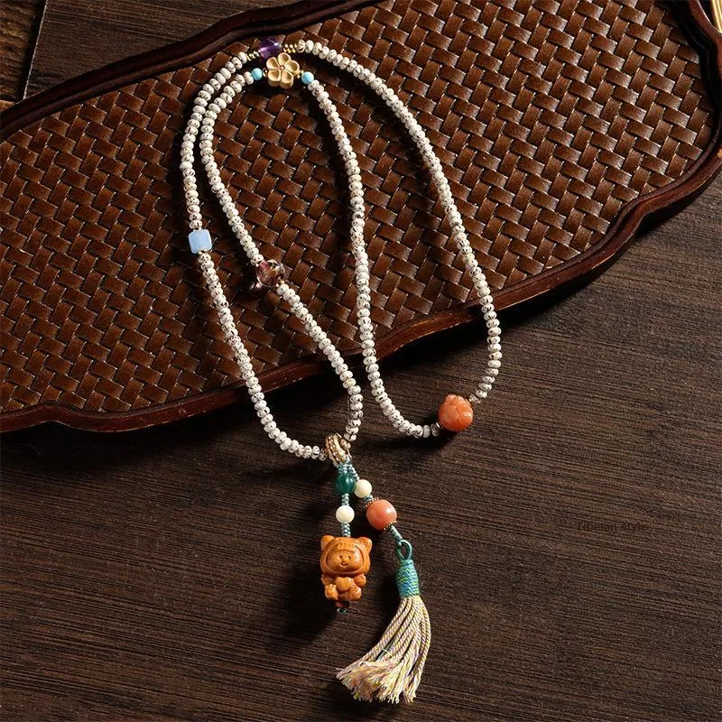 HANCANG Star Moon Bodhi Seeds Bracelets Women's-3