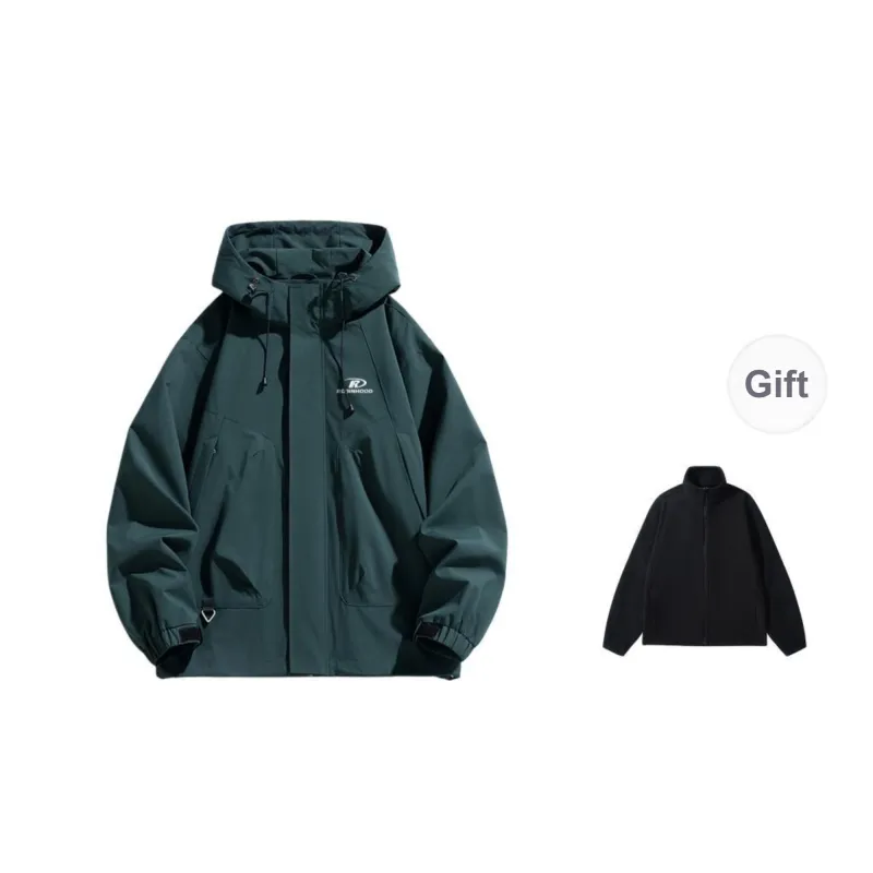 ROBINHOOD Water Resistant Windproof Breathable Warm Water Repellent Windbreaker Jacket Unisex-14