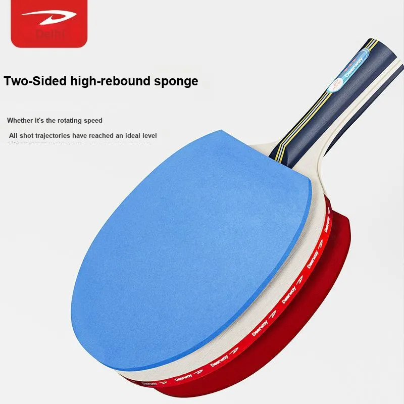 DEERWAY Ping Pong Paddles Unisex 5 Layer Poplar Base With Fragrance Carbon-2