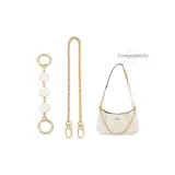 White Camellia+Decorative Chain 40cm