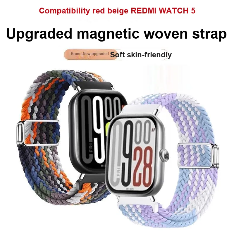 CHUANGYIDA Watch Bands Magnetic Nylon Woven Fashion Quick Release Accessories Unisex-2