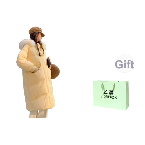 YICHEN Желтый Женские пуховики