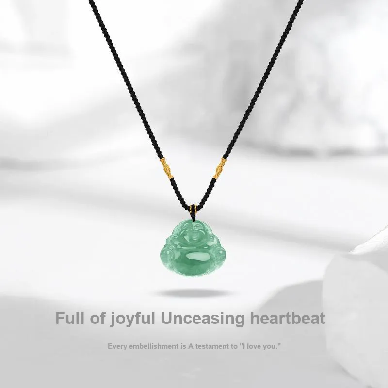 JUICY GRAPE African Emerald Jade Necklaces Unisex-2