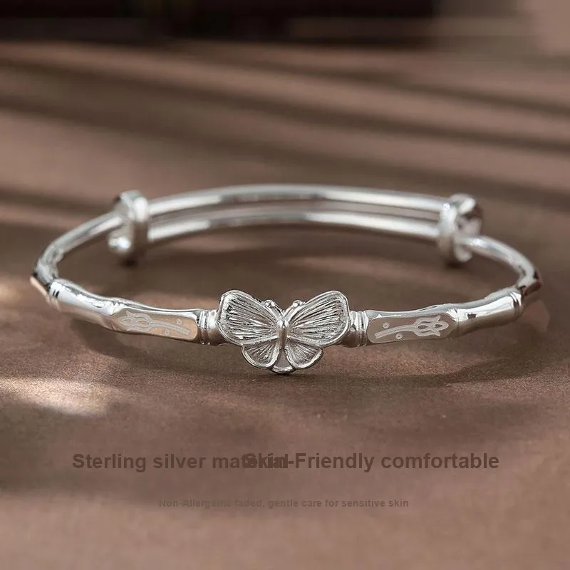 TRUE ME 999 Fine Silver Bangles Women's-2