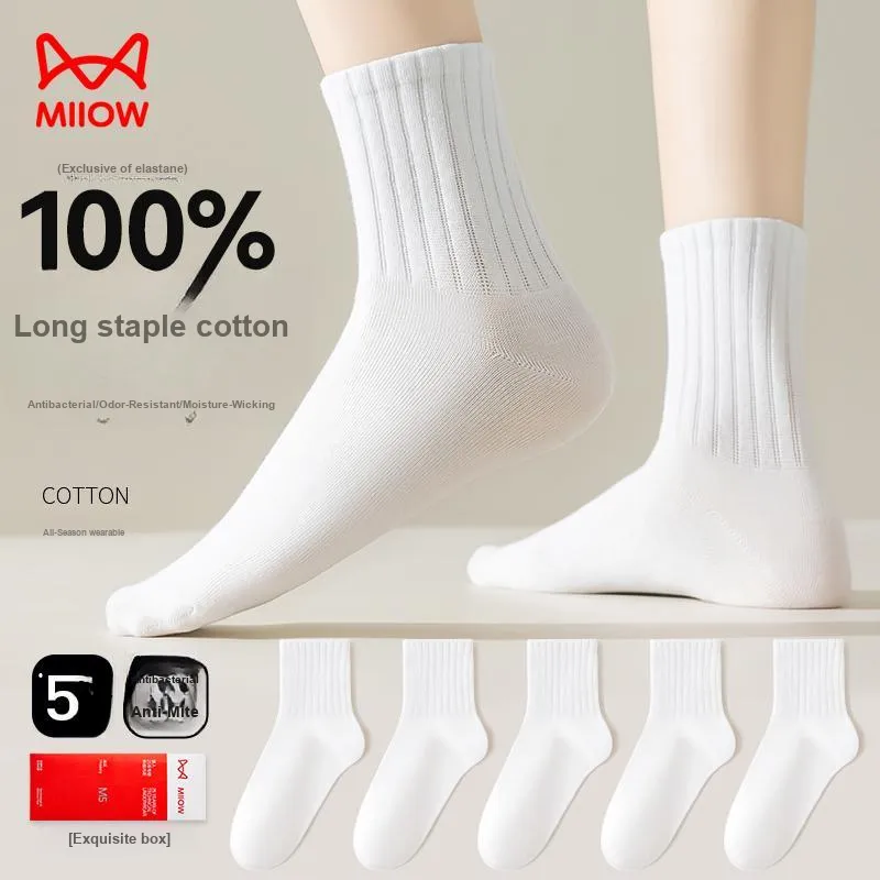 MIIOW Ankle Socks Women's 5 Pack-1