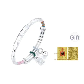 Bear Silversmith 999 Fine Silver Sterling Silver Bangle Women's