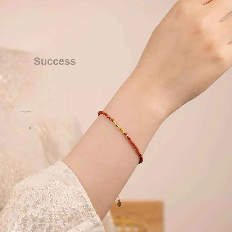 Guo Lu Southern Red Agate Bracelets Women's-3