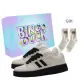 Black White+Gift Socks+Exclusive Shoe Box