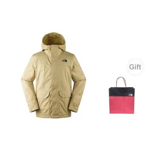 THE NORTH FACE City Outdoor Collection Windbreaker Jackets Men Khaki+Gift Bag