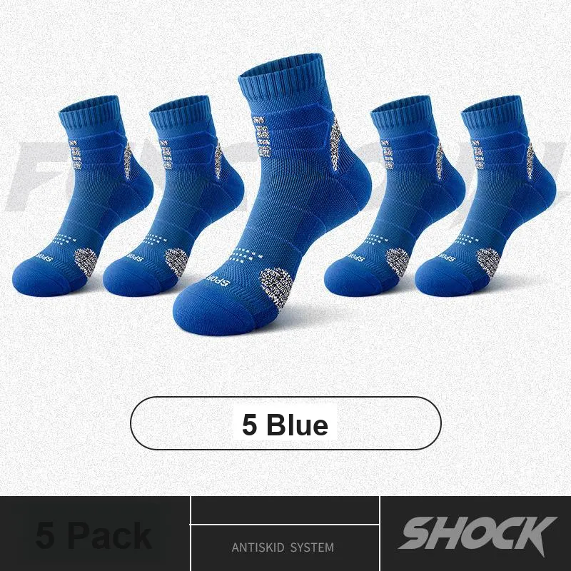 ROBINHOOD Basketball Socks Men's 5 Pack-15