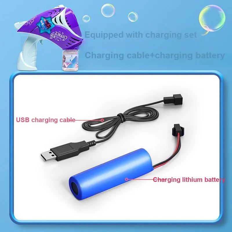 Disney Frozen Multi Hole Outdoor Electric Charging Bubble Machines-3