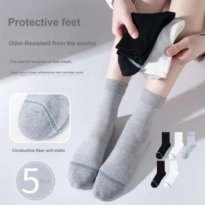 LoveEsteem Mid Calf Socks Men's 5 Pack-3