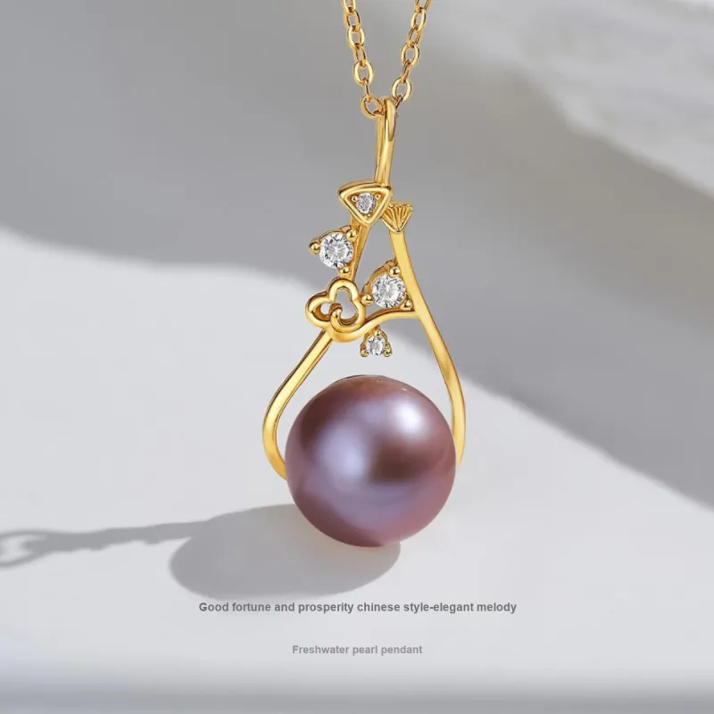 ME LUXE Freshwater Pearl Pendants Women's-4