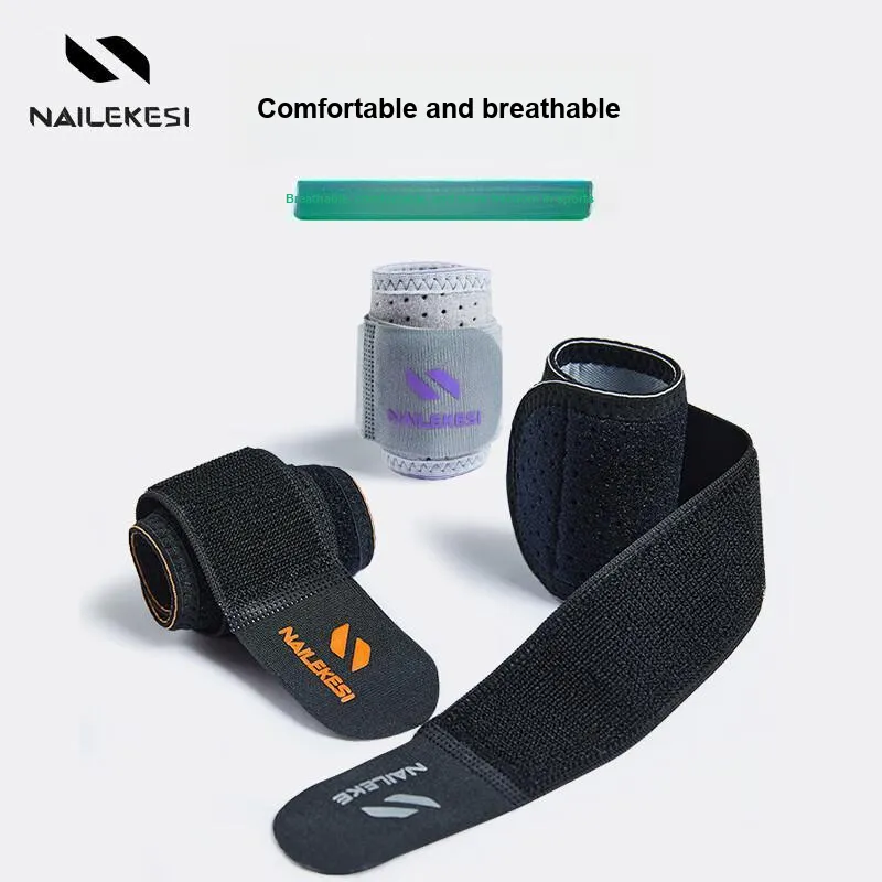 NAILEKESI Fitness Basketball Wristbands Protective Slip Resistant 2 Pack Professional Protective-25