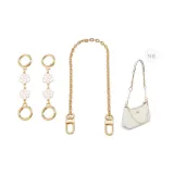 Gold-Tone Camellia 12cm*2+Decorative Chain 40cm