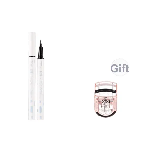 Xixi Cool Silk Eyeliner Pencil Free Mini Portable Eyelash Curler