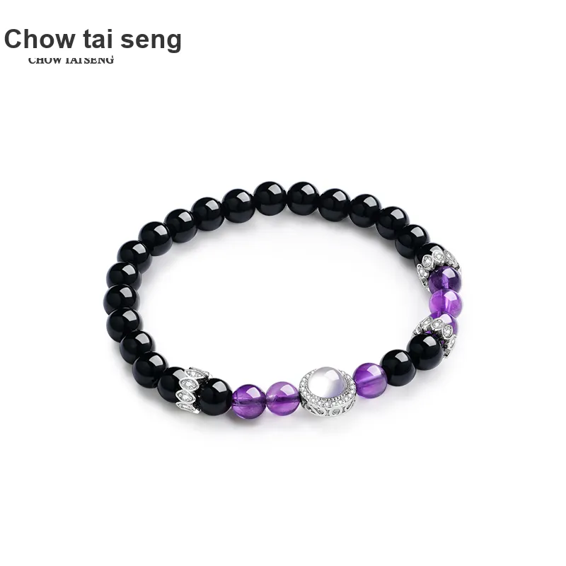 CHOW TAI SENG Agate Bracelets Unisex-1
