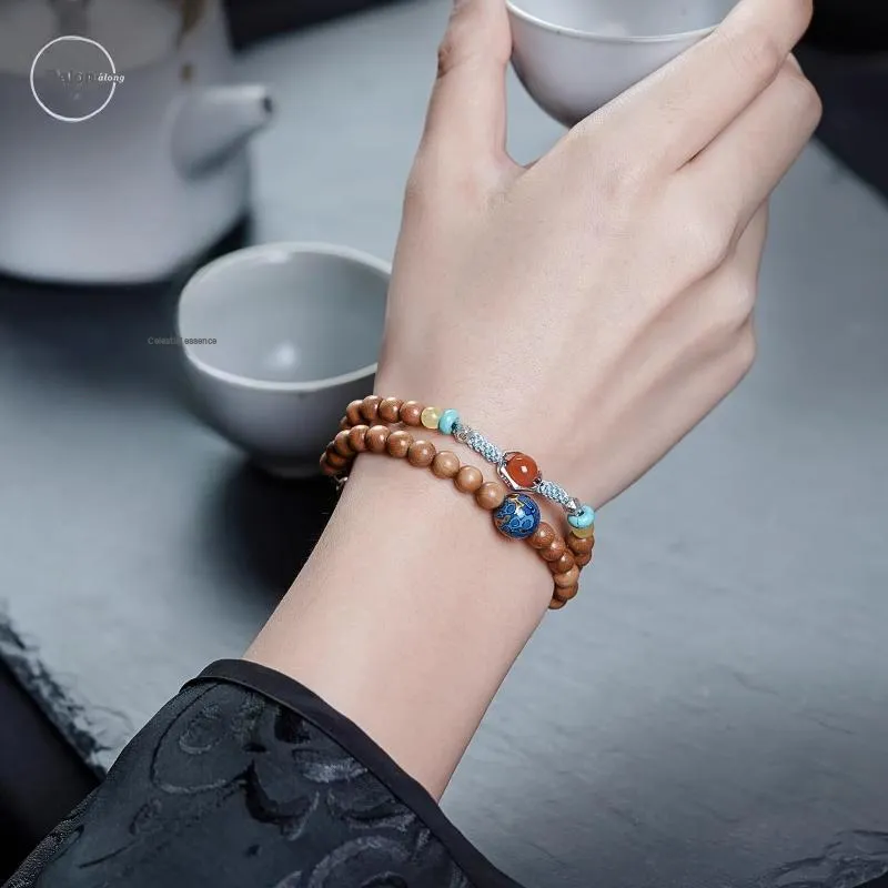DALONG Old Mountain Sandalwood Bracelets Unisex-4