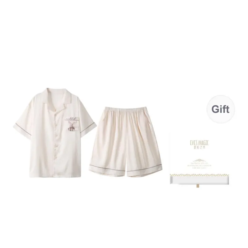 XIA.WA.ZHI.XIU Pajama Set Men's Gift Box Set Image Color-0