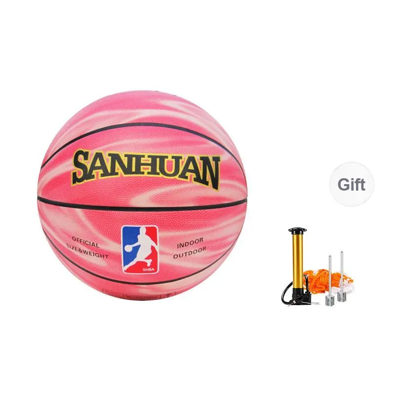 THREEHUAN PU Basketball Size 7 Training Unisex-4