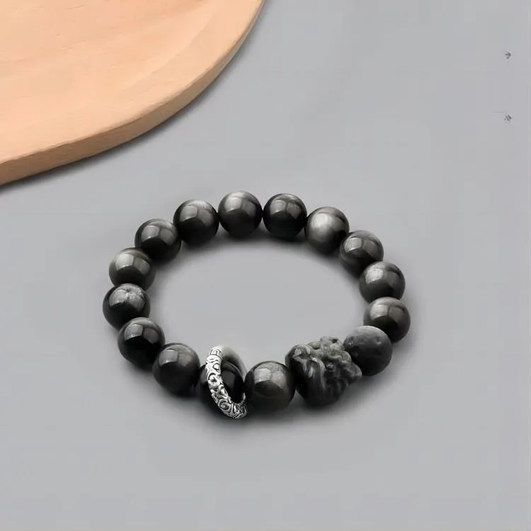 Royal Heaven's Choice Obsidian Bracelets Unisex-2