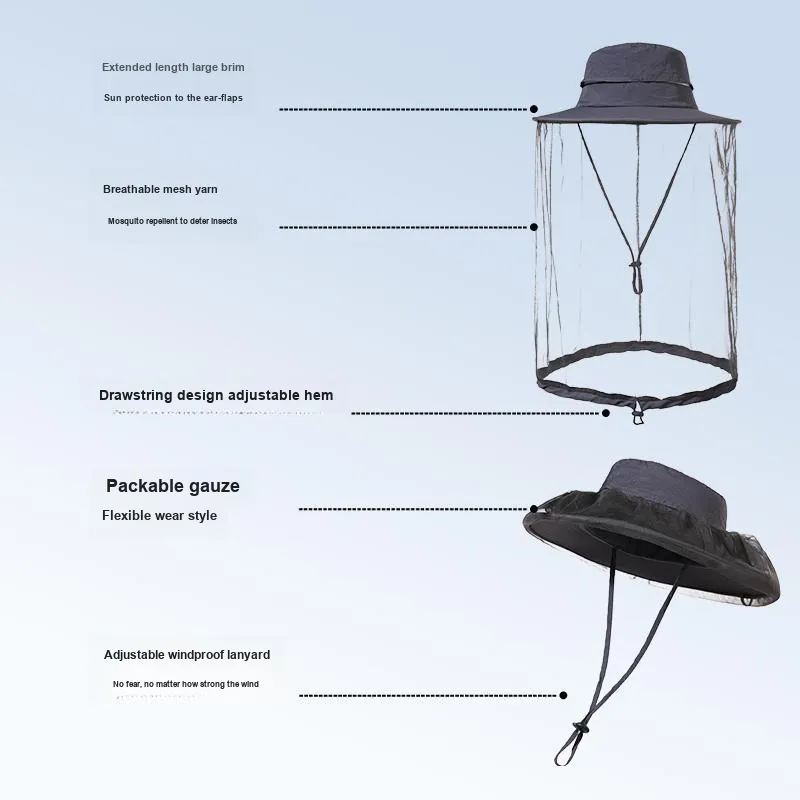 NANJIREN Lightweight Sun Protection Hats Men's-2
