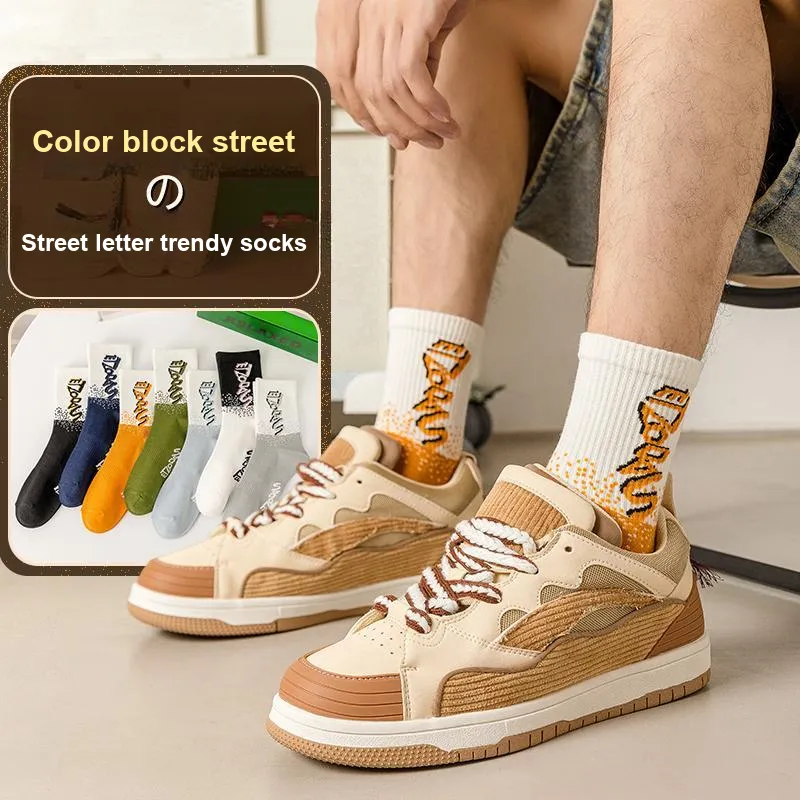 The Temptation Of The Muse Mid Calf Socks Men's 5 Pack-5