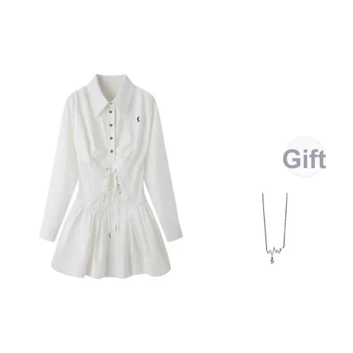 SONDR Длинное платье с длинными рукавами женское