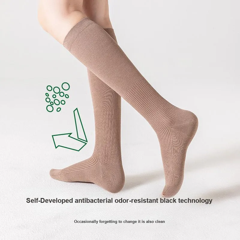 FUGEER Knee High Socks Women's Combo Set-4