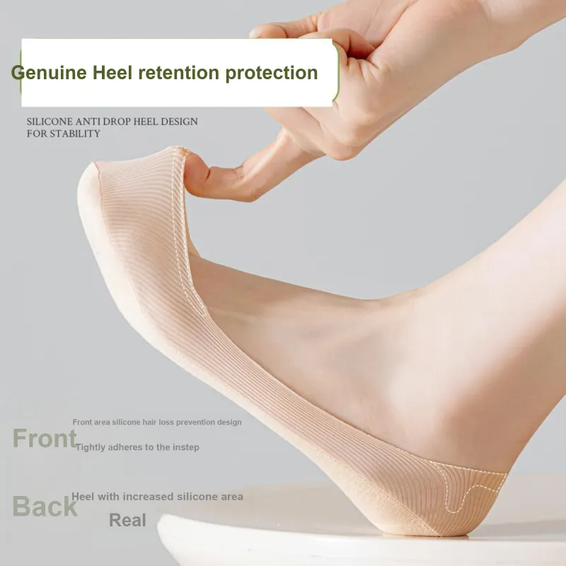 XXLLG No Show Socks Women's 5 Pack-4