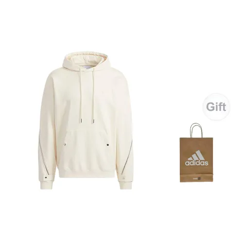 Adidas Sweatshirts Men Yellow And White Sweatshirts+Gift Bag