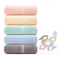 5-Piece Towel Set[Pink Gray Blue Yellow Green]