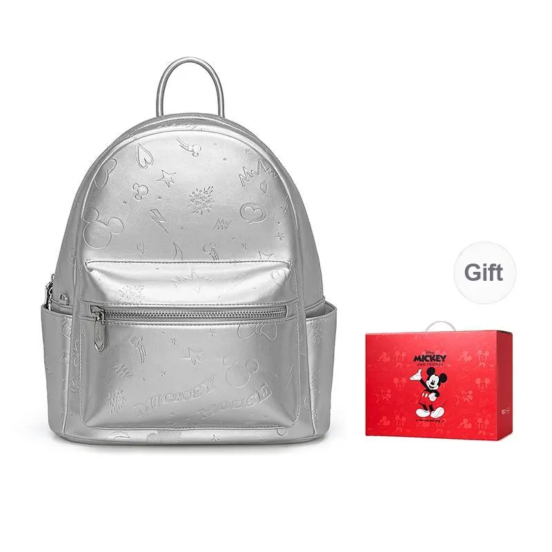 MESUCA Disney, Collaboration Disney Collection PU Backpack Regular Women's Ecru/Pink/Silver-14