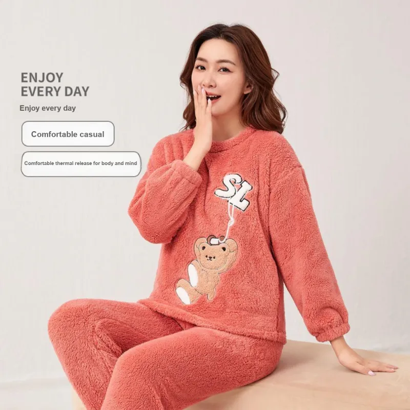 Aidai Pajama Set Women's Citrus Orange-1