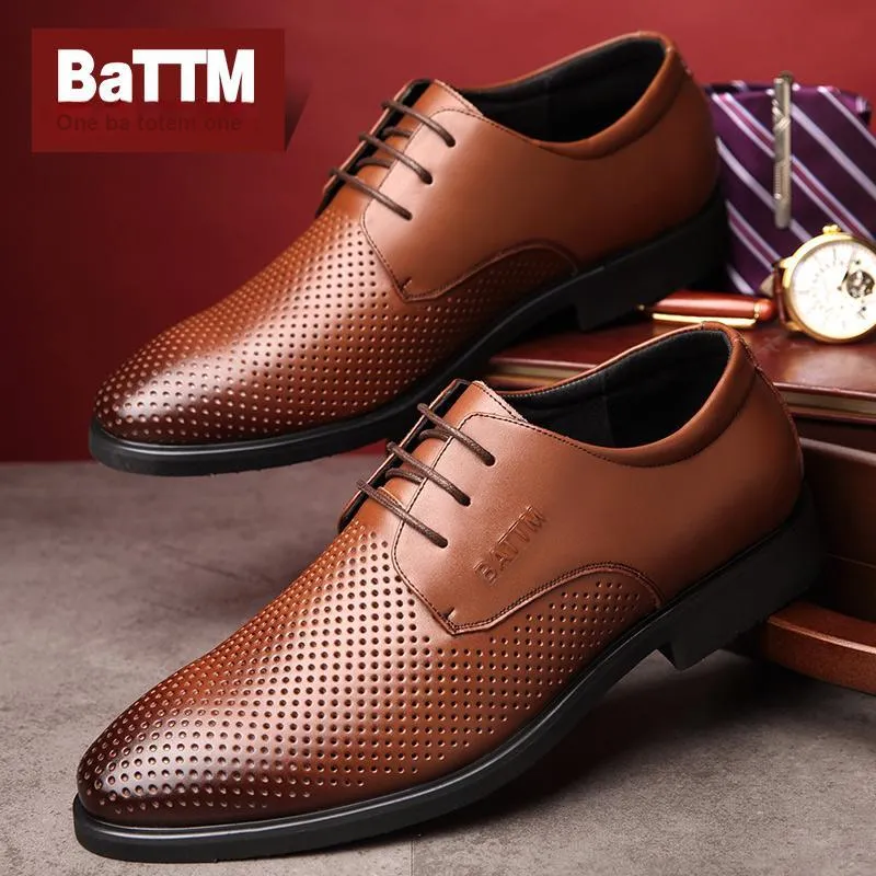 Batotem Casual Leather Shoes Men's-5