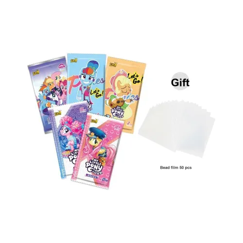 KAYOU Мой маленький пони Персонажи Карта Комбинация 5 пар IP Аниме Карточки С подарками 50 Защитные Фильмы