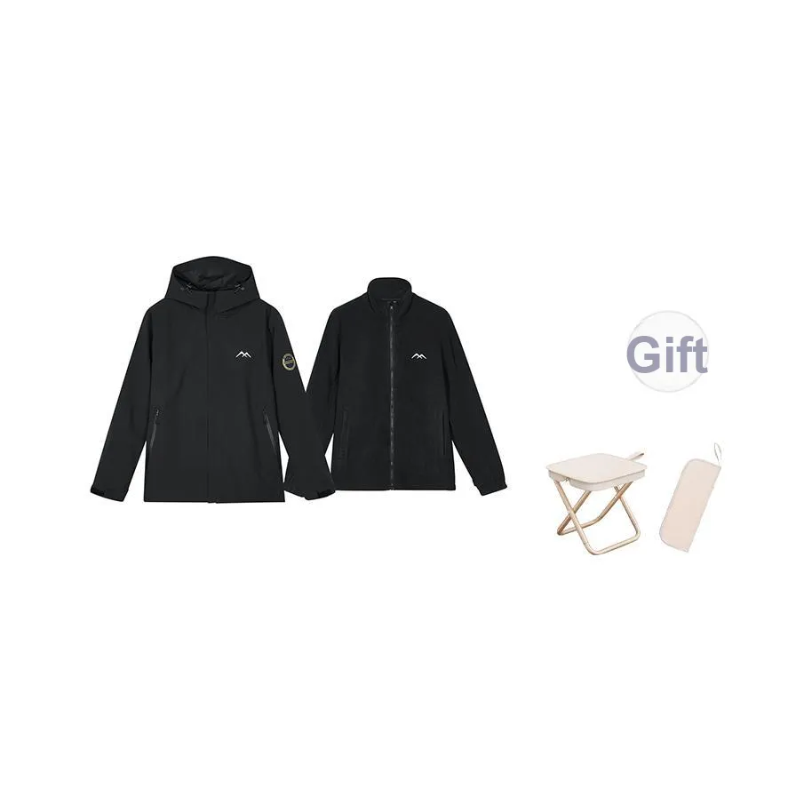 Skechers Ветровка Женская Обсидиан Черный