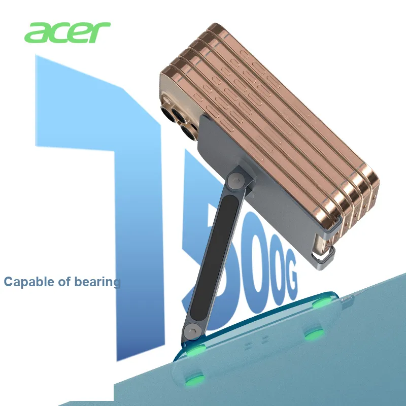 Acer Compact Portable Desktop Live Streaming Multifunction 360° Rotating Flat Phone Stand-2