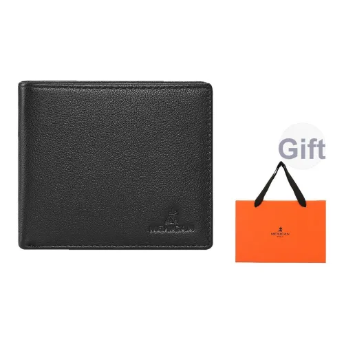 MEXICAN Кошелек из коровьей кожи стандартный мужской черный